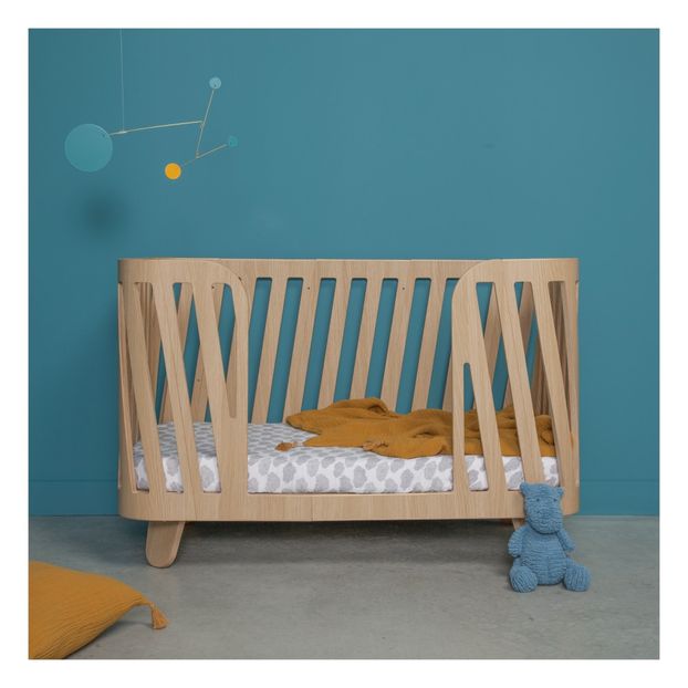 Lit évolutif Muka en bouleau avec matelas-product