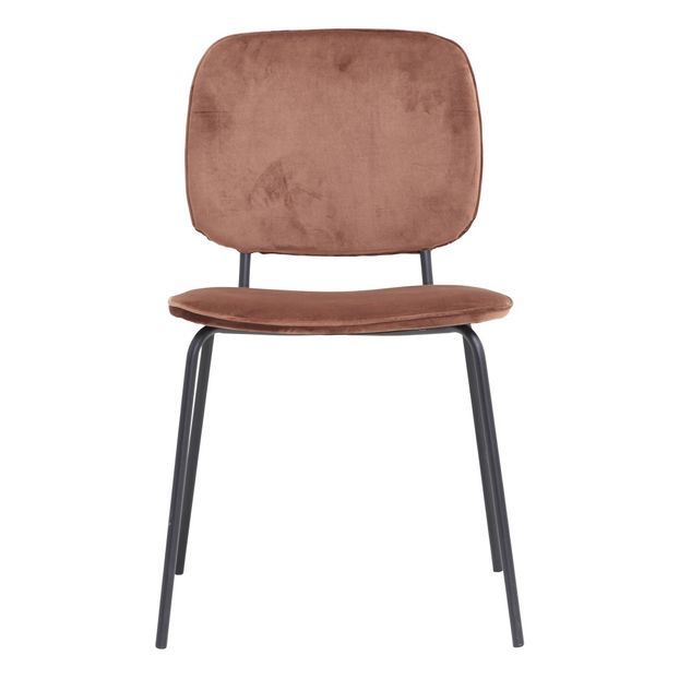 Chaise Comma en velours-product