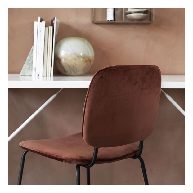 Chaise Comma en velours-product