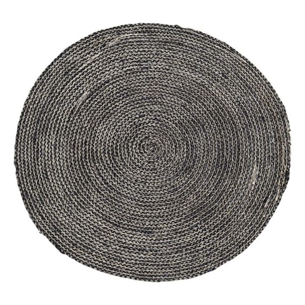Round Seed Hemp Rug D100cm-product