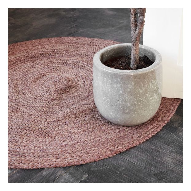 Teppich rund aus Hanf D100 cm-product
