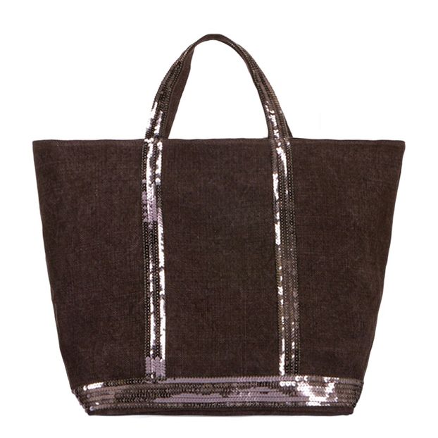 Bolso grande lino lentejuelas-product