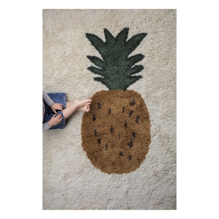 Fruiticana Pineapple Woolen Rug- Product image n°1
