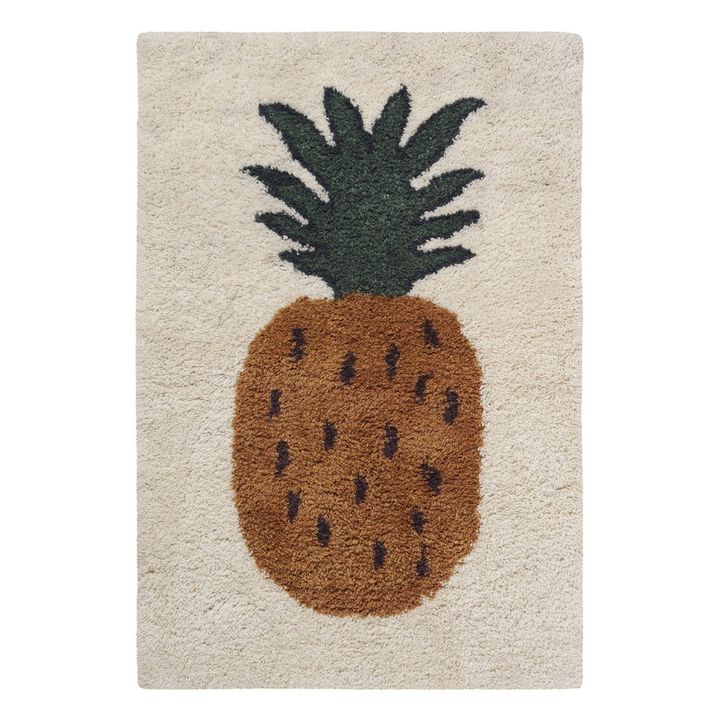 Fruiticana Pineapple Woolen Rug- Product image n°2