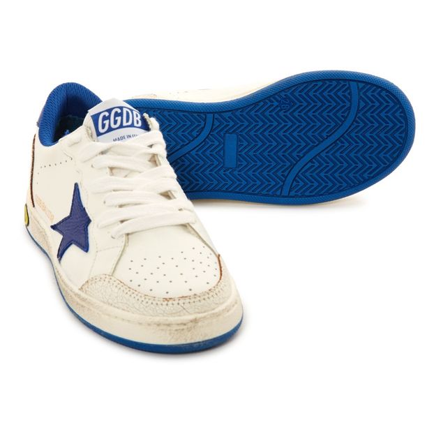 Star Ball Lace-Up Leather Low Top Trainers-product