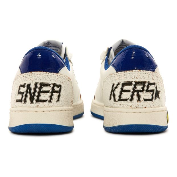 Star Ball Lace-Up Leather Low Top Trainers-product
