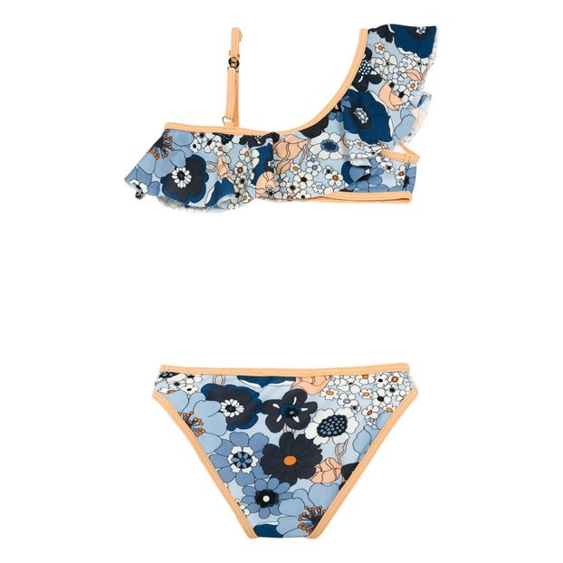Bañador Volante Estampado Flores -product