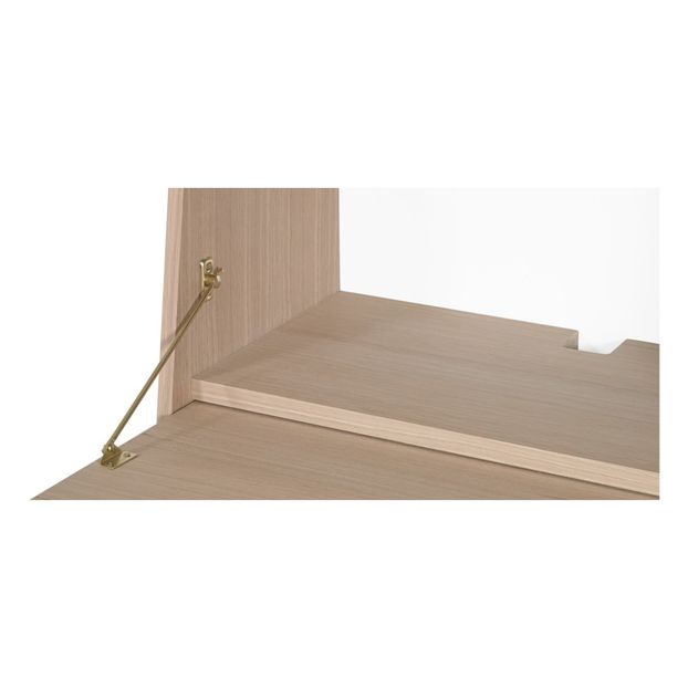 Secreter Gaston de roble 60 cm, Florence Watine - Rosa albaricoque y blanco-product