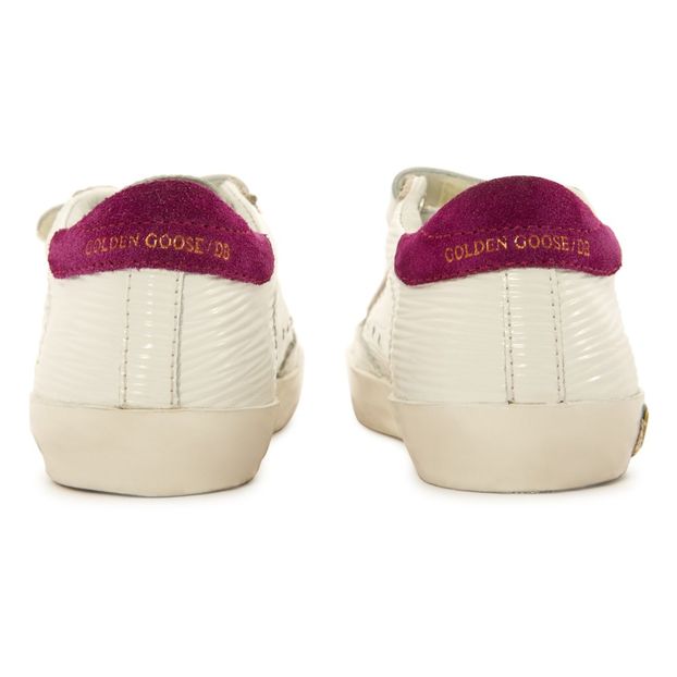 Zapatillas bajas de piel con velcro Superstar Old School-product