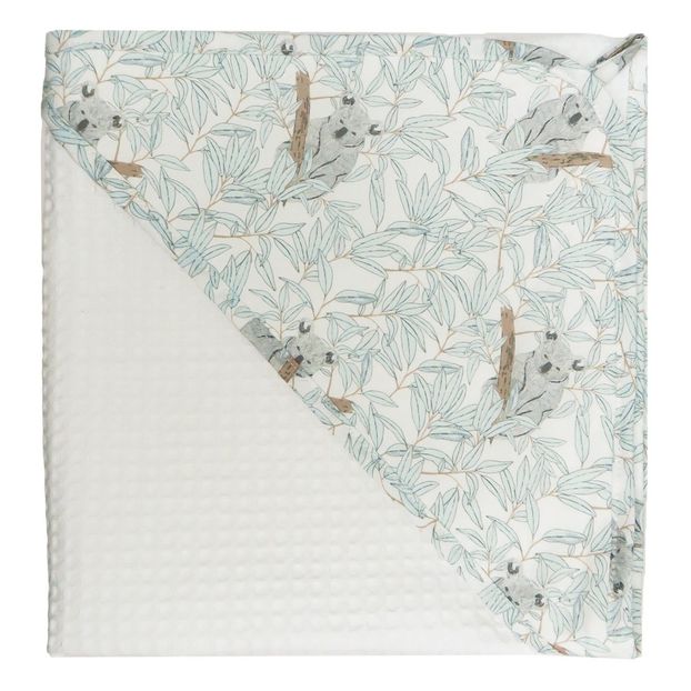 Carré de bain Koala en nid d'abeille 75x75 cm-product