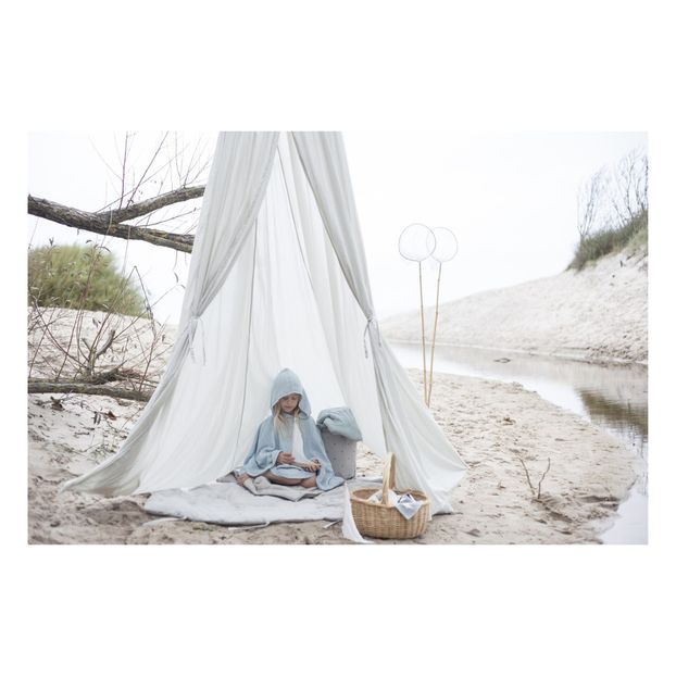 Poncho en mousseline de coton-product
