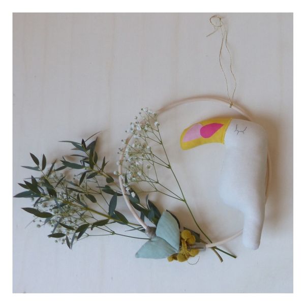 Oiseau décoratif à suspendre Charlie bébé-product