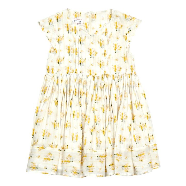 Hailey Floral Dress | Yellow- Product image n°0
