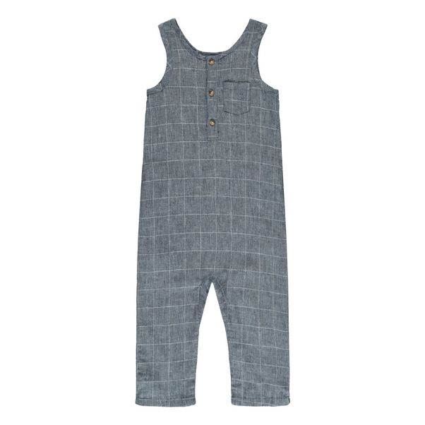 Checked Chambray Jumpsuit-product