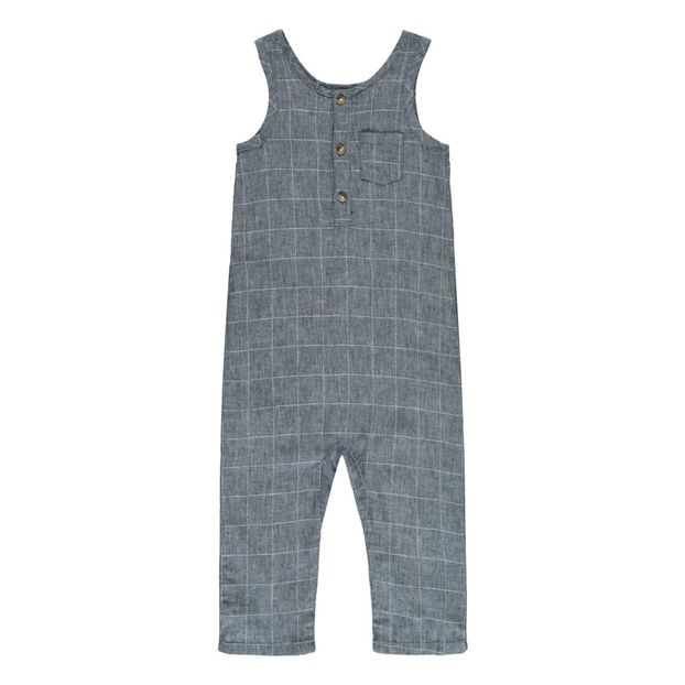 Checked Chambray Jumpsuit-product