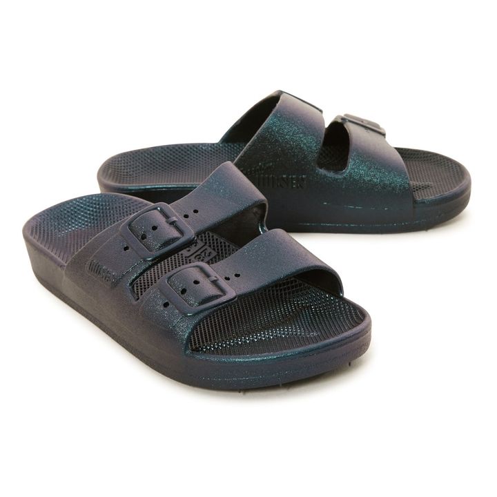 Sandales Metallics Bleu métallique- Image produit n°1