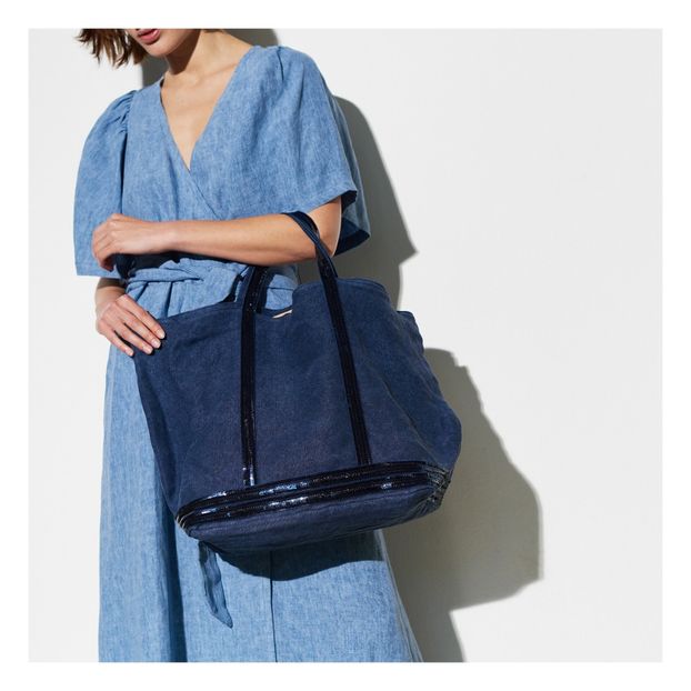 Bolso grande lino lentejuelas-product