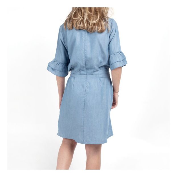 Robe Volants Chambray Odina-product