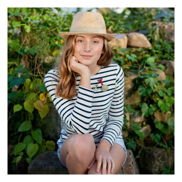 Chapeau de paille lurex doré-product
