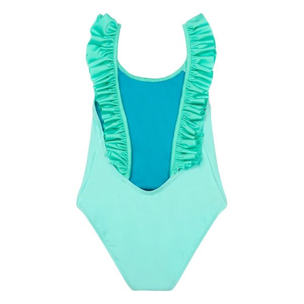 Maillot de Bain 1 Pièce Uni Volants Irisés-product