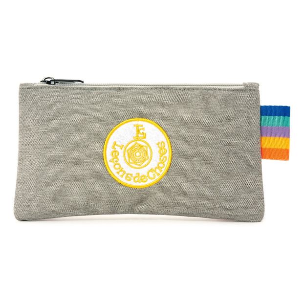 Rainbow Detail Flat Pencil Case-product