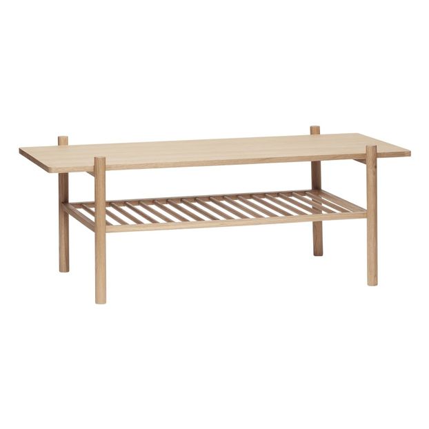 Table basse avec étagère en chêne-product