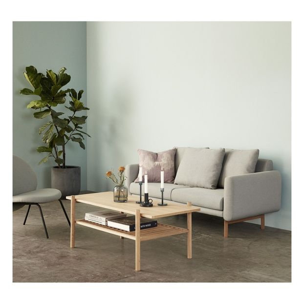 Table basse avec étagère en chêne-product