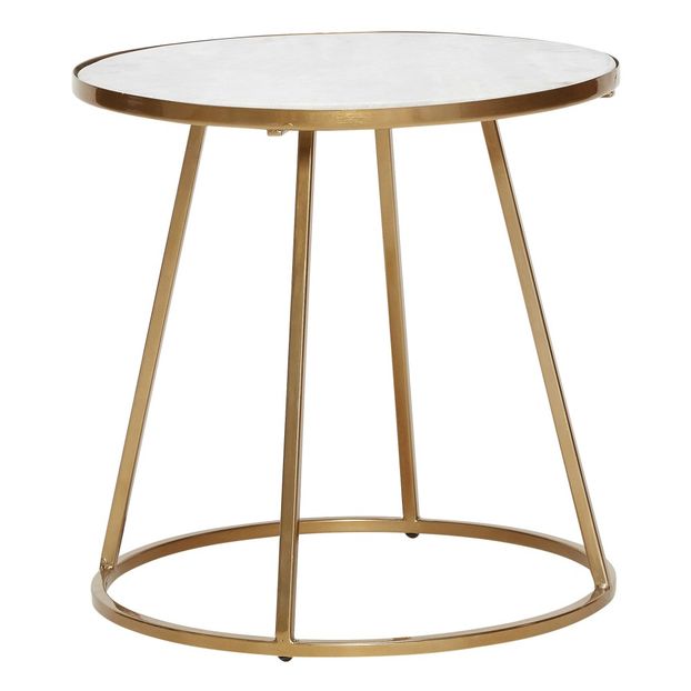 Table d'appoint ronde en marbre-product