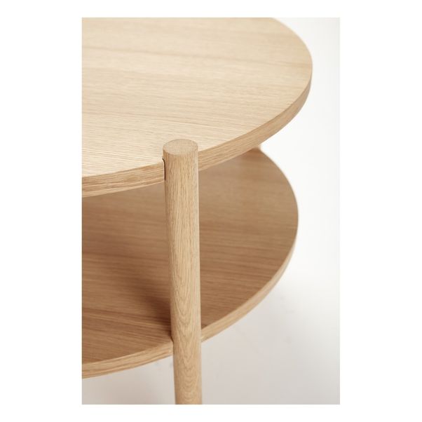 Table basse ronde en chêne-product