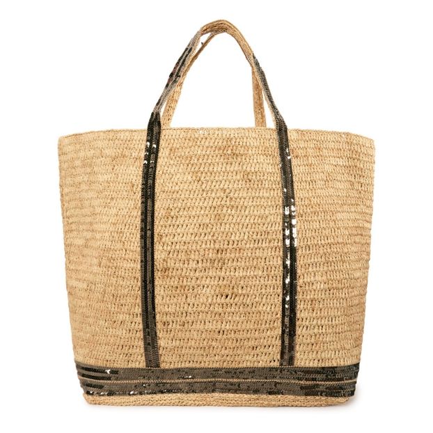 Bolso grande rafia lentejuelas-product