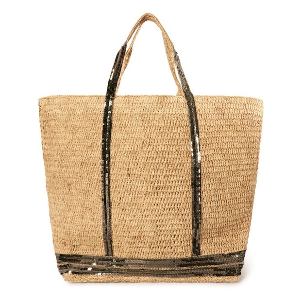 Bolso grande rafia lentejuelas-product