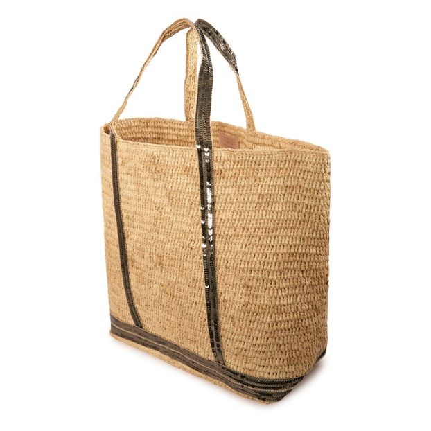 Bolso grande rafia lentejuelas-product