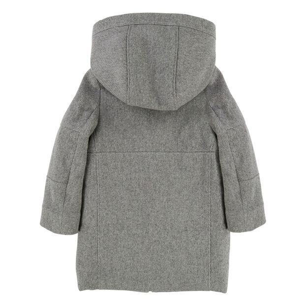 Removable Hood Pure Wool Jacket -product