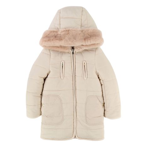 Doudoune Réversible Façon Fourrure Capuche-product