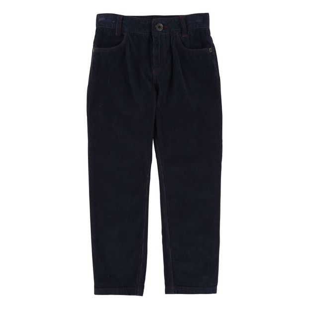 Striped Velvet Slim Trousers -product