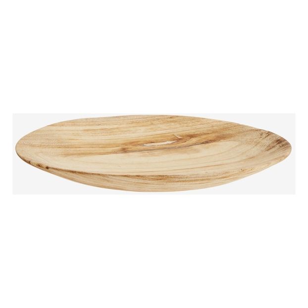 Assiettes rondes en bois - Set de 3-product