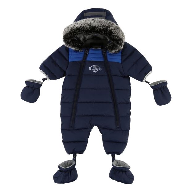 Fleece Lining Snowsuit with Removable Hoodie -product