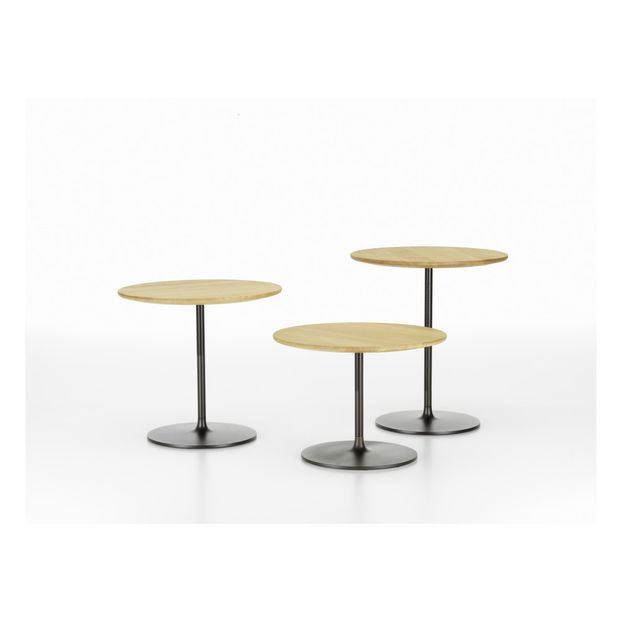 Tavolo d'appoggio Occasional Low Table 35 - Piètement cioccolato - Jasper Morrison, 2016-product