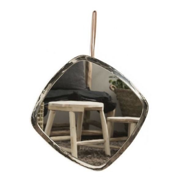 Miroir en Maillechort carré arrondi-product