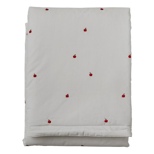 Plaid en coton brodé - Pomme-product