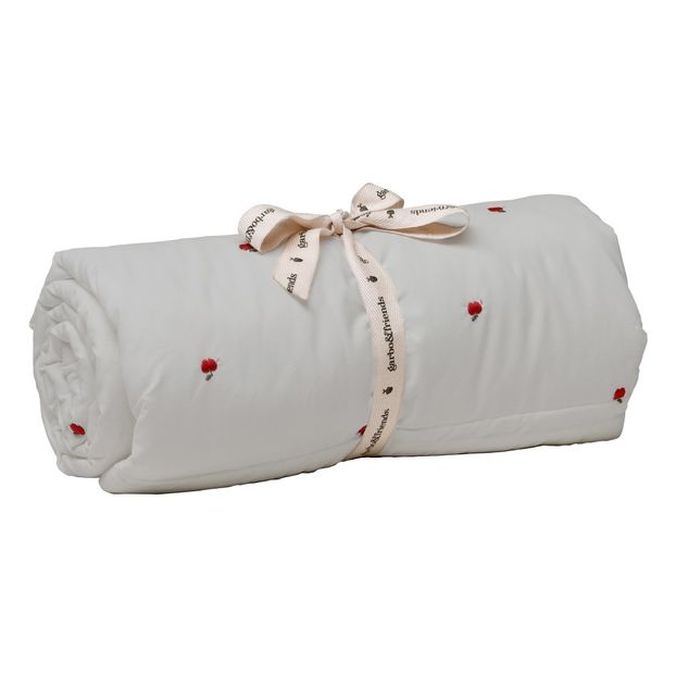 Plaid en coton brodé - Pomme-product