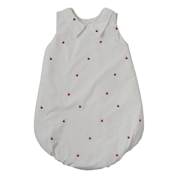 Gigoteuse en coton brodé - Pomme-product