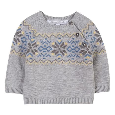 Pull Coton et Laine Jacquard-product