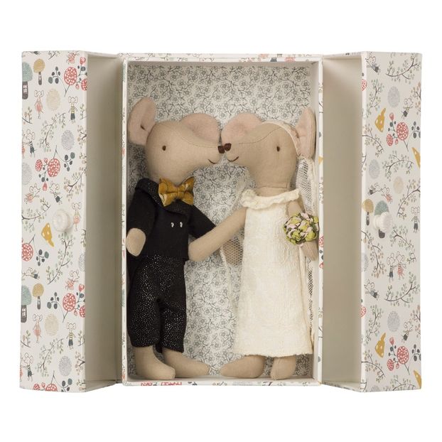 Mice Married Couple in a Box 15cm-product
