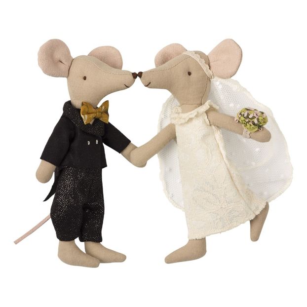Mice Married Couple in a Box 15cm-product
