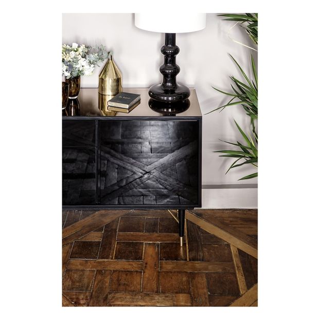 Varnished MDF Mirrored Buffet -product