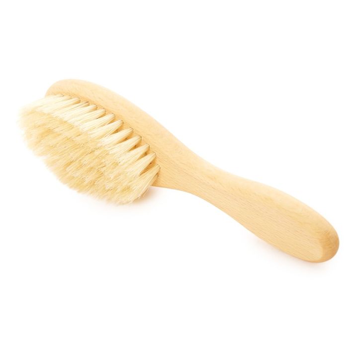 Brosse à cheveux oiseau en hêtre et poils de soie- Image produit n°2