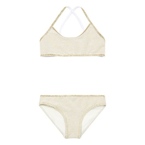 Maillot de Bain 2 Pièces Lurex Rayé Georgia Babe - Collection Enfant --product