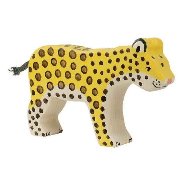 Figurine en bois léopard-product