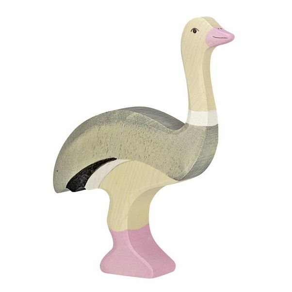 Wooden Ostrich Figurine-product